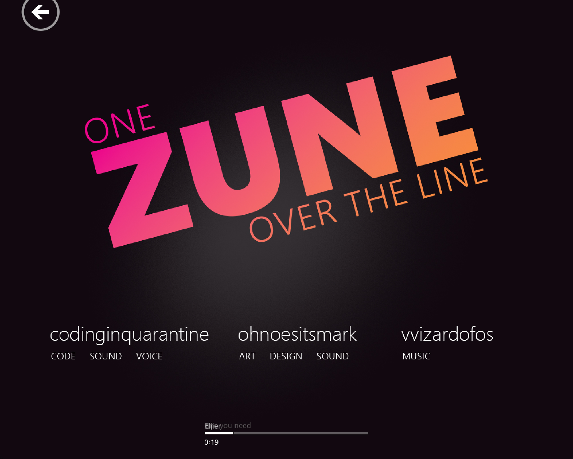 One Zune Over the Line 05
